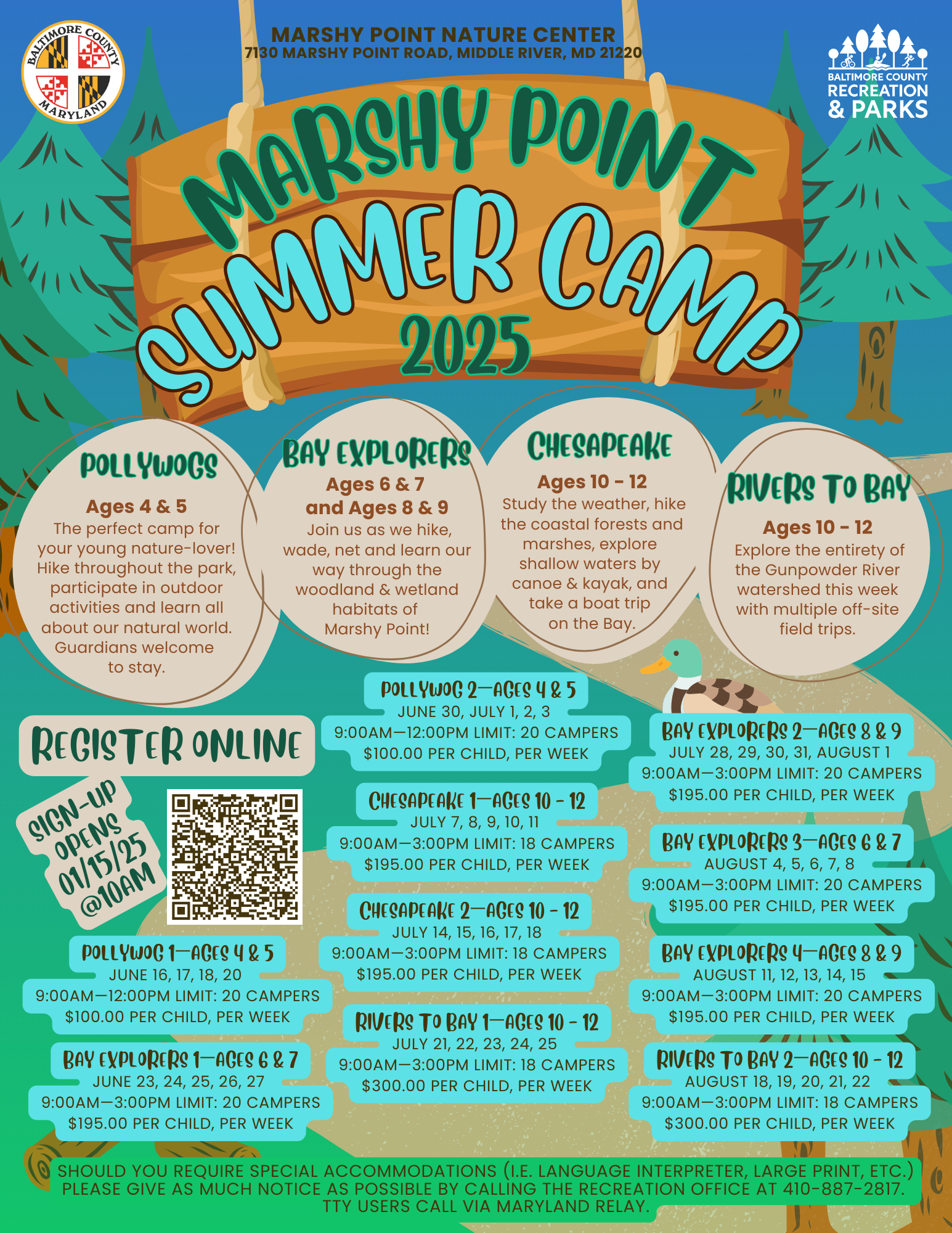 2025 MPNC Summer Camps Marshy Point Nature Center 2025 Summer Calendar Pictures For Facebook Group
